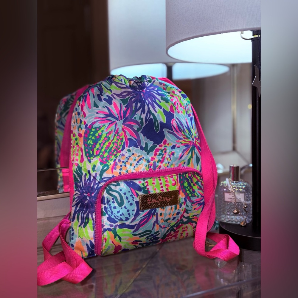 Lilly Pulitzer• packable beach bag pack•